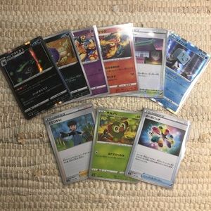 Pokémon cards 5 Japanese cards 1 ultra rare